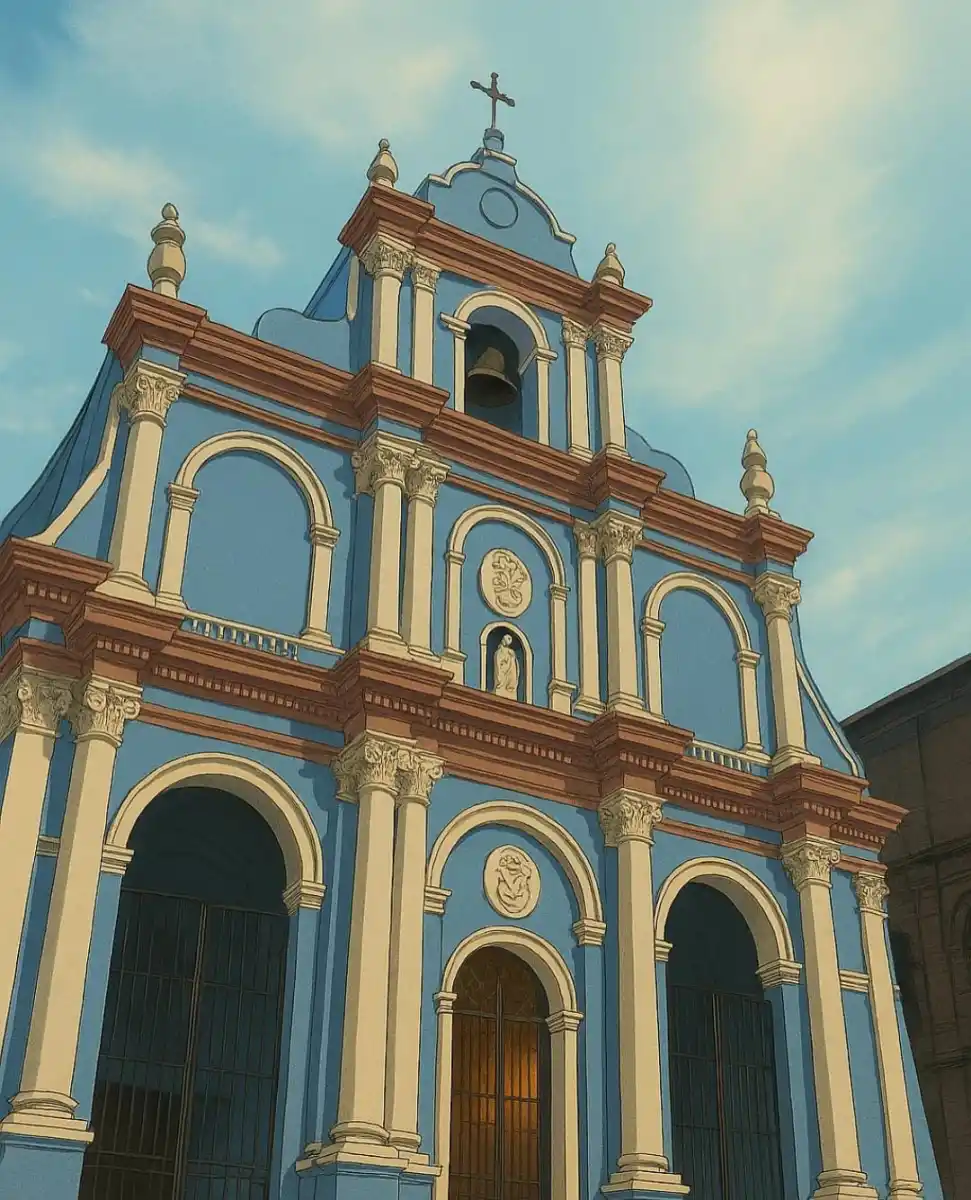 La Iglesia San Francisco, recientemente restaurada.