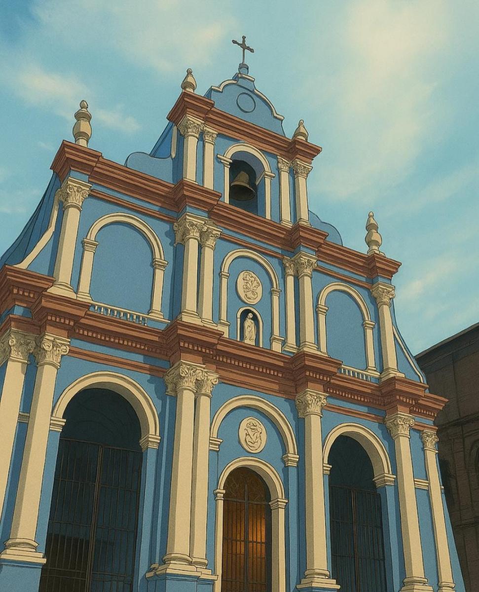 La Iglesia San Francisco, recientemente restaurada.