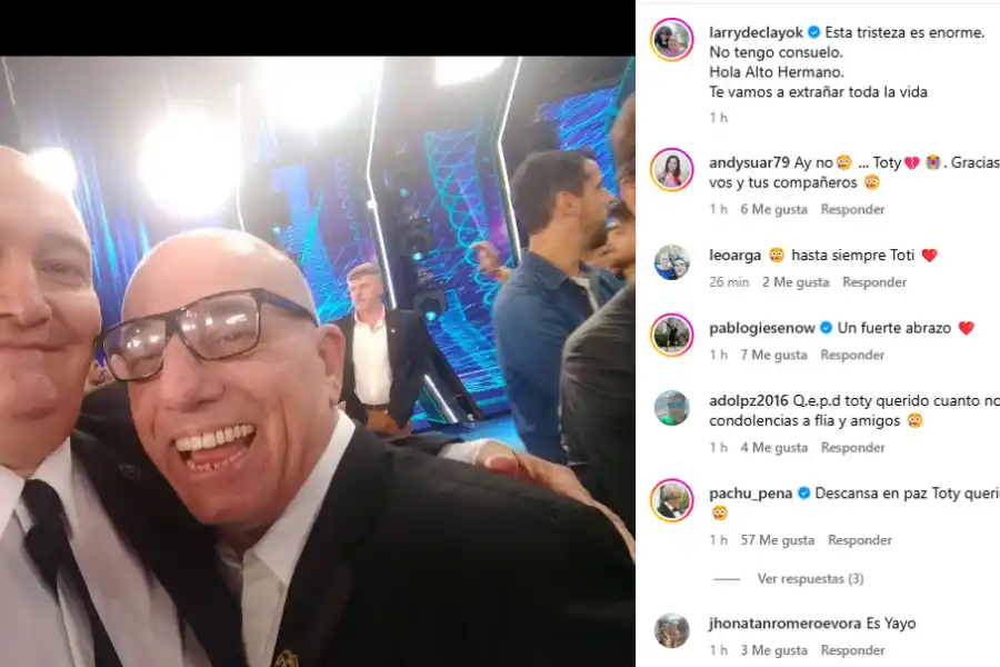 Murió el reconocido actor y humorista Toti Ciliberto