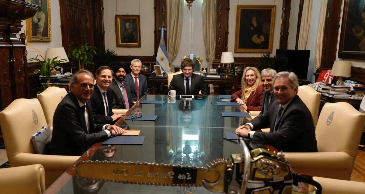 Encuentro en la Casa Rosada. @OPRArgentina