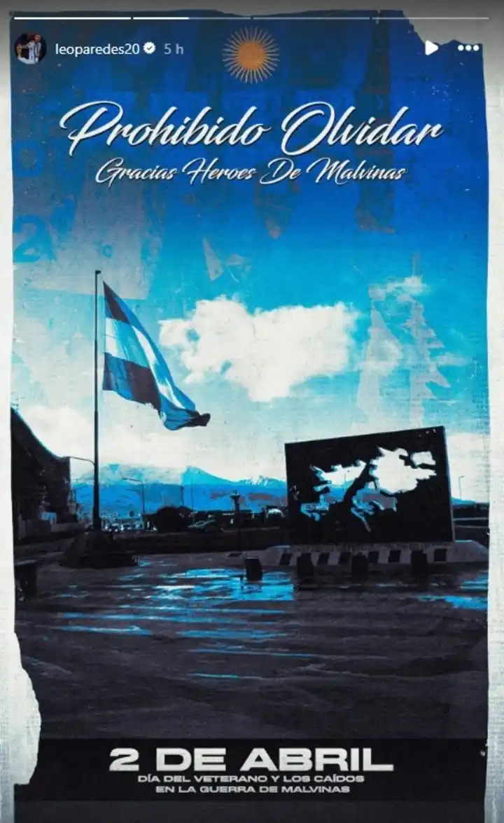 Di María, Dybala, Nalbandian: los posteos de los deportistas argentinos por el Día del Veterano y de los Caídos en Malvinas