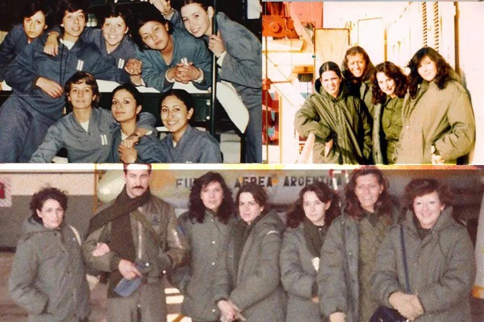 PROTAGONISTAS. Pasó mucho tiempo hasta que estas mujeres empezaron a recibir el reconocimiento por su actuación en el Atlántico Sur.