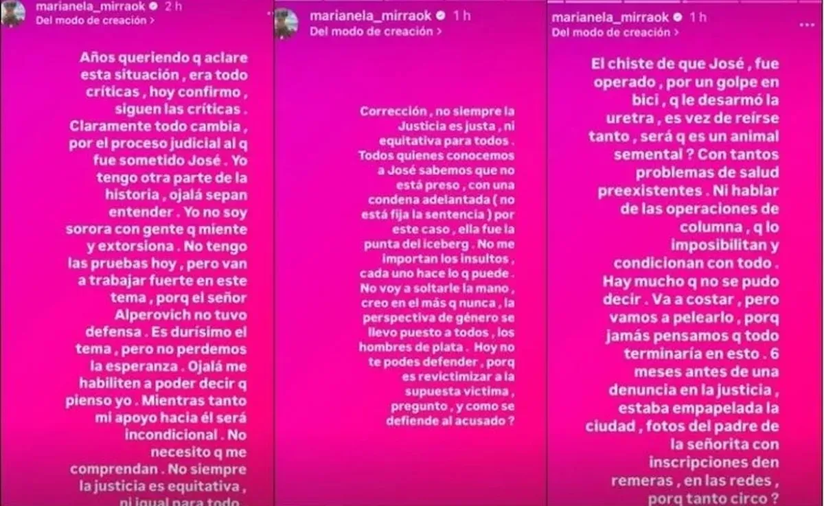 Marianela Mirra habló sobre el rumor del accidente sexual de José Alperovich: ¿Será que es un animal semental?