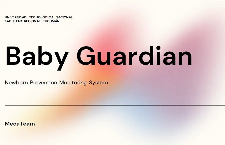 POWERPOINT. La presentación de Baby Guardian acompañó a las chicas a la instancia nacional del concurso Huawei ICT Competition 2024. / CAPTURA DE PANTALLA