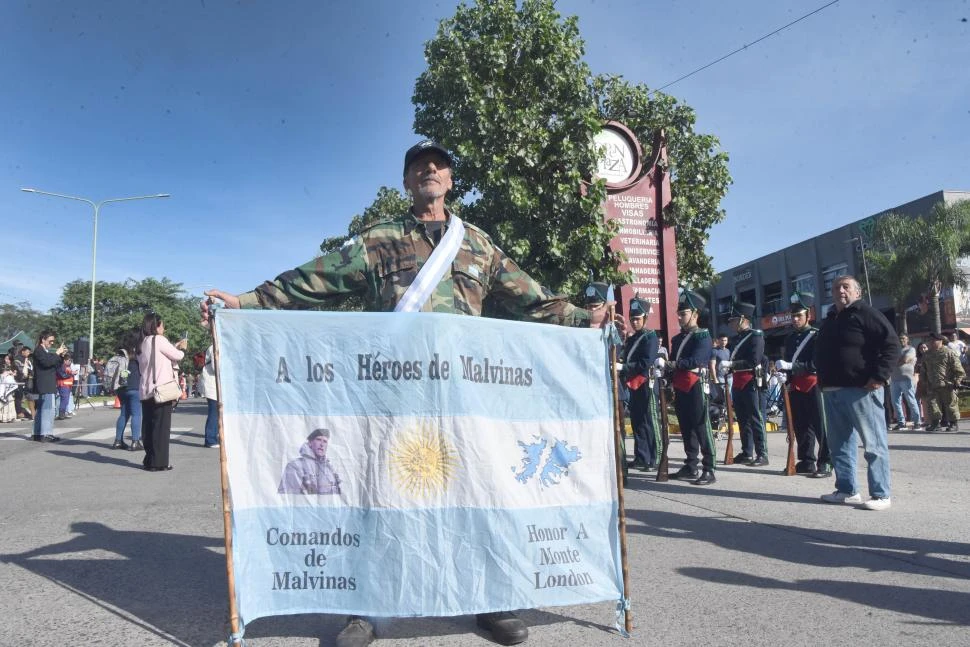 VALENTÍA. El ex soldado Gallo luchó con tan solo 18 años en defensa de la tierra que lo vio nacer.