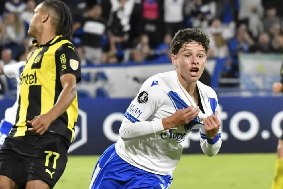 Así fue el heroico gol del tucumano Álvaro Montoro en el triunfo de Vélez por Copa Libertadores