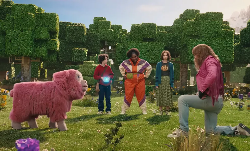 Jason Momoa y Black Jack fueron elogiados por la crítica en la nueva película de Minecraft.