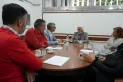 Canelada y Cobos se reunieron con el decano de Arquitectura para dialogar sobre el futuro de la Estación Mitre