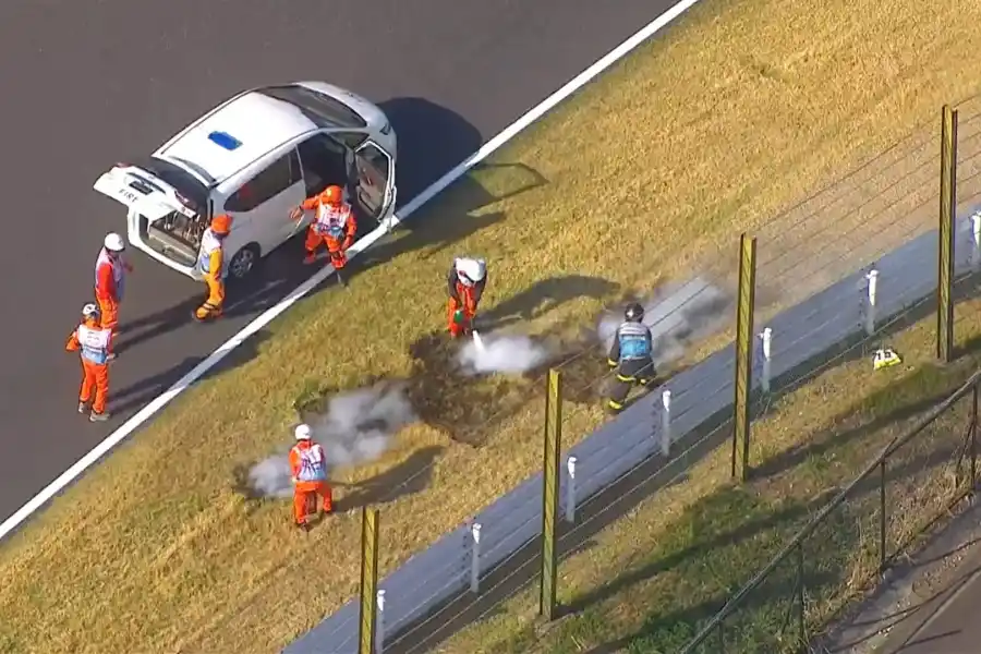 El accidente de Doohan, Fernando Alonso en la grava y dos incendios: todo lo que dejó la segunda práctica del GP de Japón