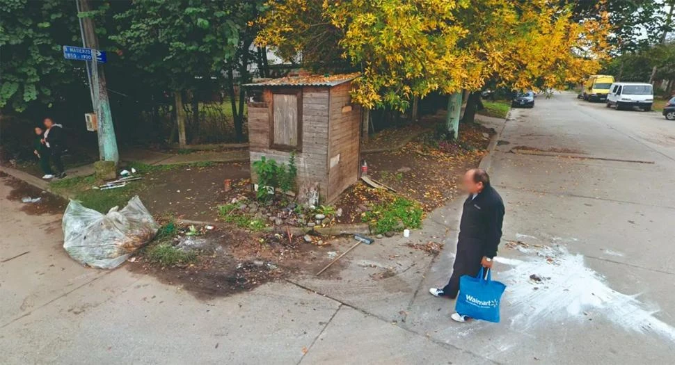 LA ESCENA DEL CRIMEN. El homicidio se registró en las inmediaciones de la garita de los rondines.