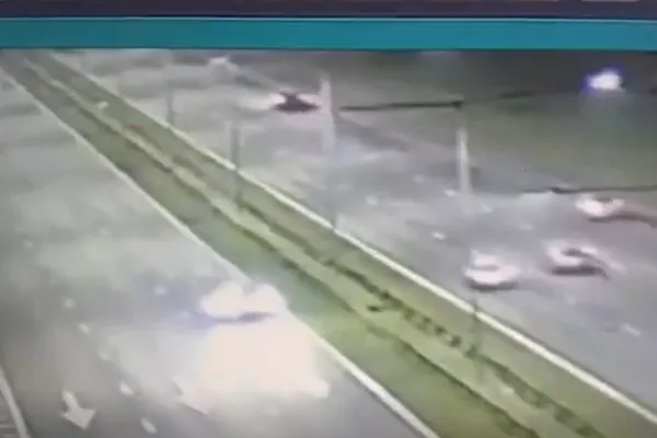 Impactante video: así fue el choque en la autopista Panamericana en el que murieron cinco jóvenes