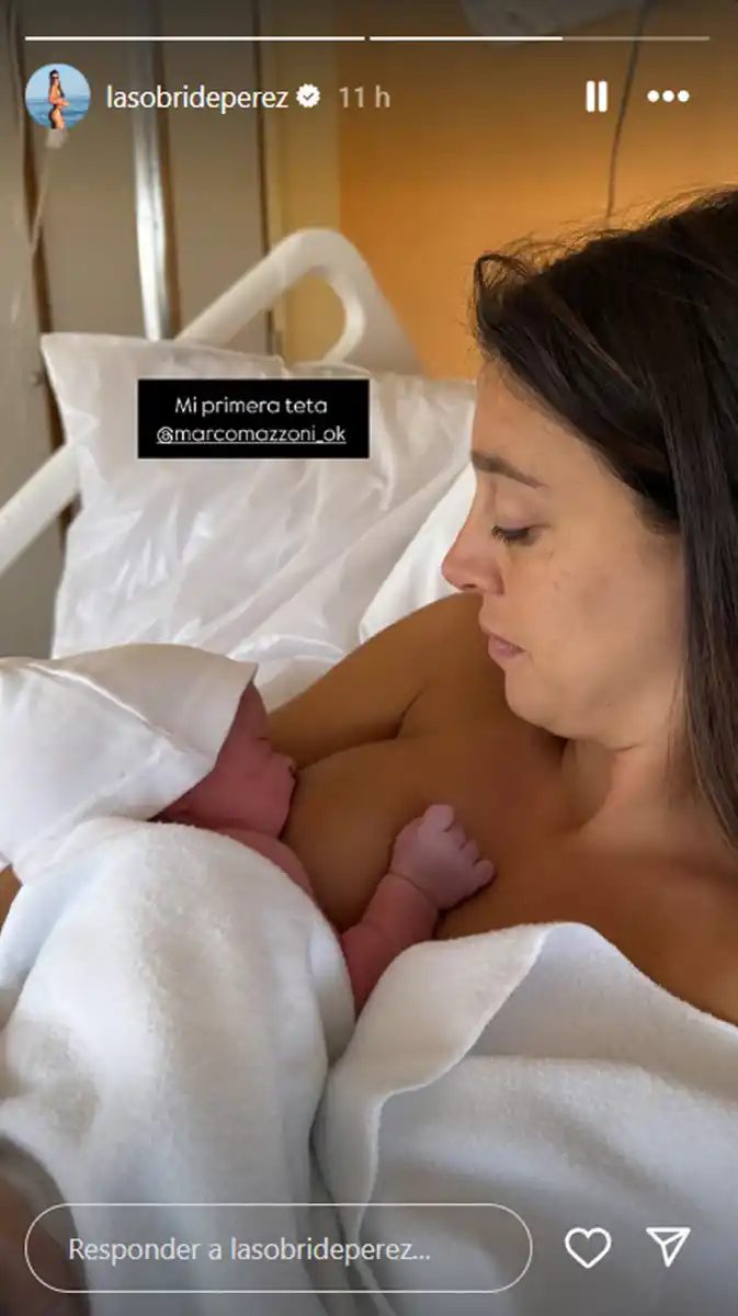 Sol Pérez fue mamá y mostró las primeras imágenes de su hijo Marco