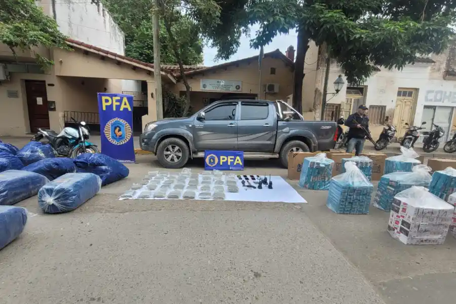 Operativo de la Policía Federal. 