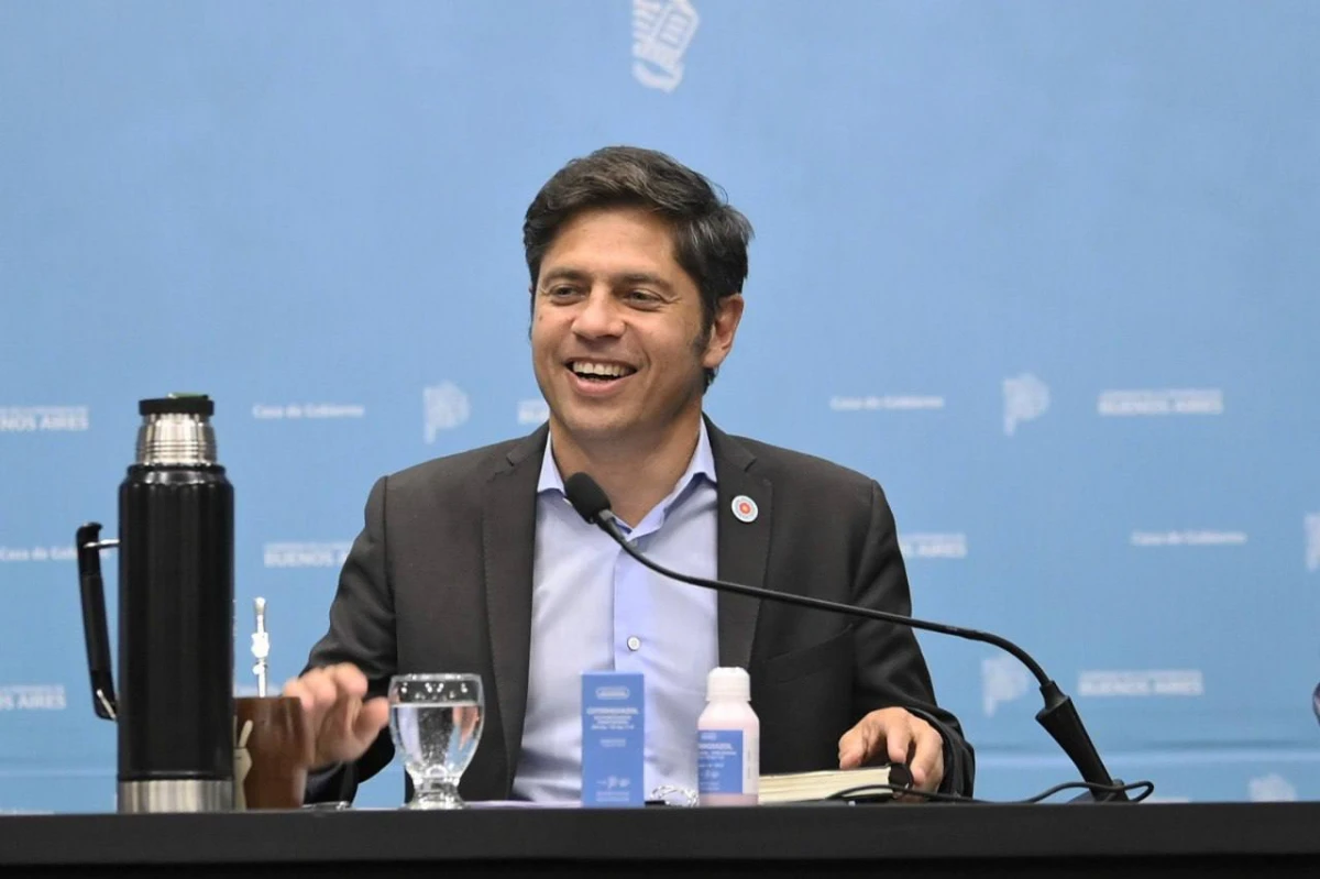 AXEL KICILLOF. El gobernador bonaerense anunció que desdobla las elecciones.