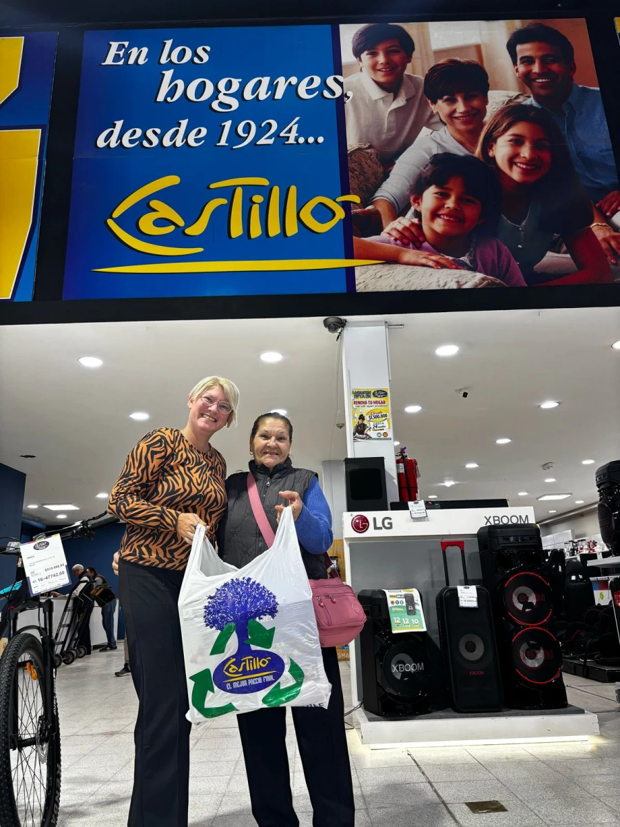 Blanca Nieve Mangarella ganó una orden de compra de $120.000 en Castillo