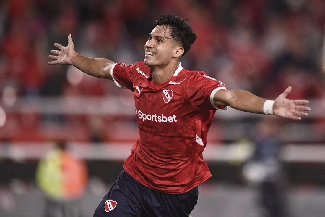 MÁS. Con el gol del chileno, Independiente marcó por lo menos un tanto en cada uno de los siete partidos que jugó en su estadio en lo que de 2025.