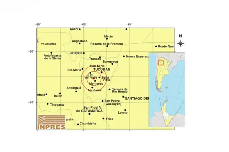 Temblor esta mañana en Tucumán: ¿Lo sentiste?