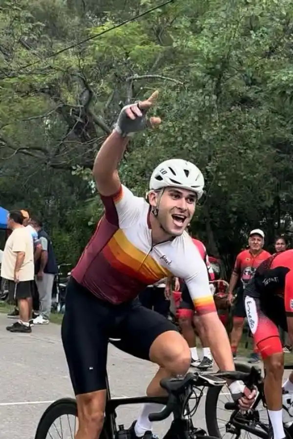 El ciclista Julián Mena brilló en la prueba interprovincial de Termas de Río Hondo