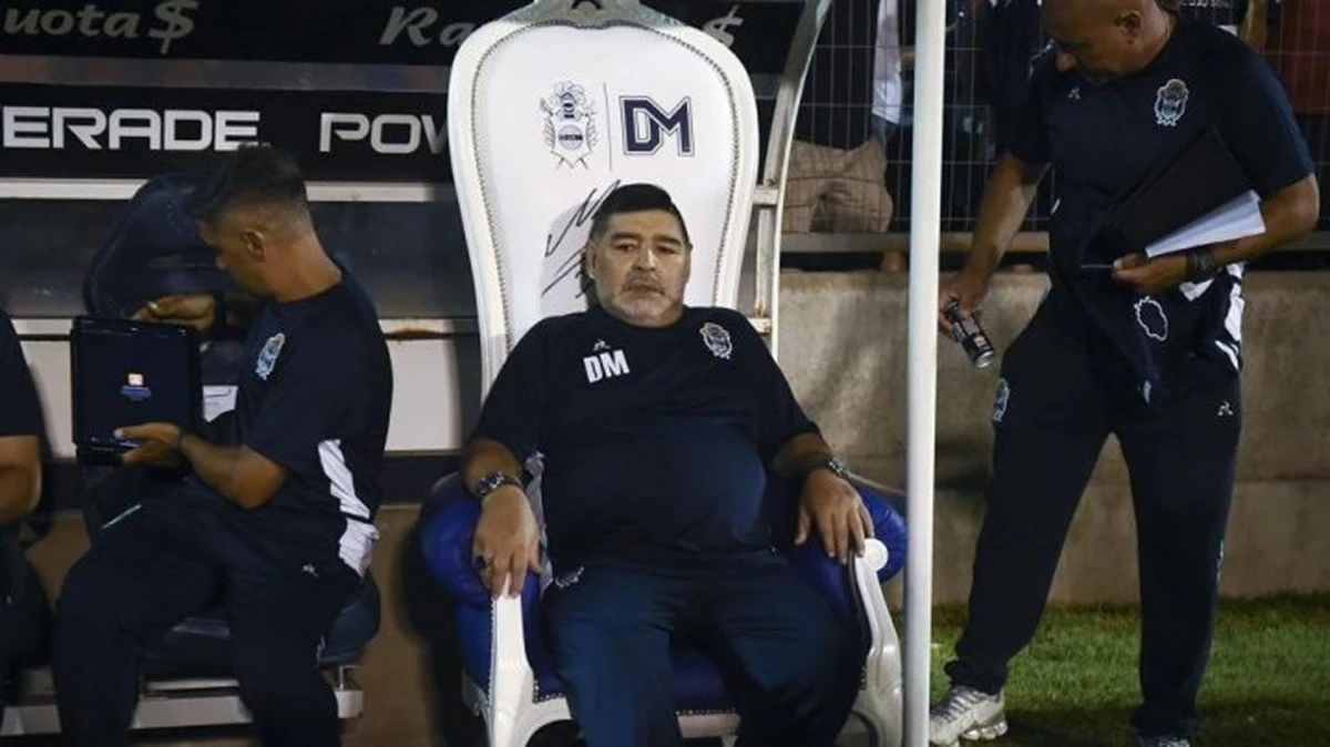 Último cumpleaños de Diego Maradona. 