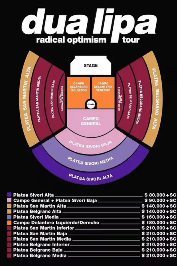 Dua Lipa arrasó con la venta de entradas y agregó un segundo River