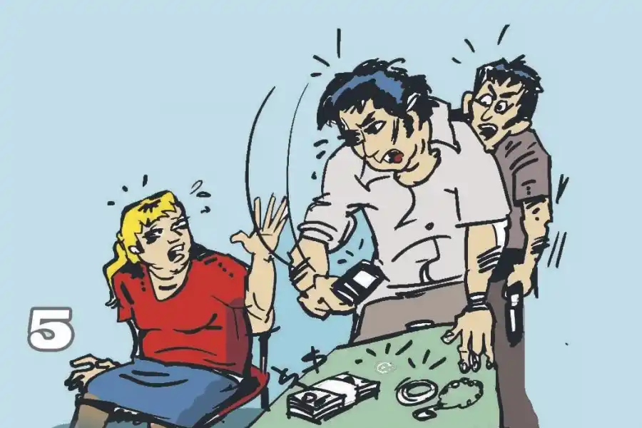 SECUESTRO. Con esta ilustración LA GACETA mostró como había sido el secuestro de Margarita Toro.