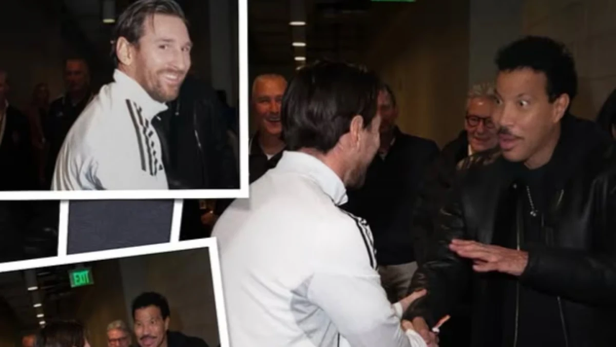 “Su mamá le puso mi nombre”: El encuentro entre Lionel Richie y Lionel Messi en Los Ángeles