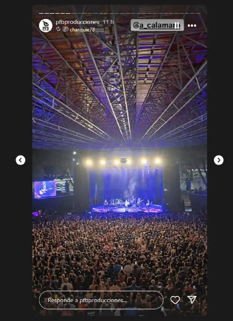 Así se vivió el recital de Calamaro en Tucumán: emoción, rock y generaciones unidas