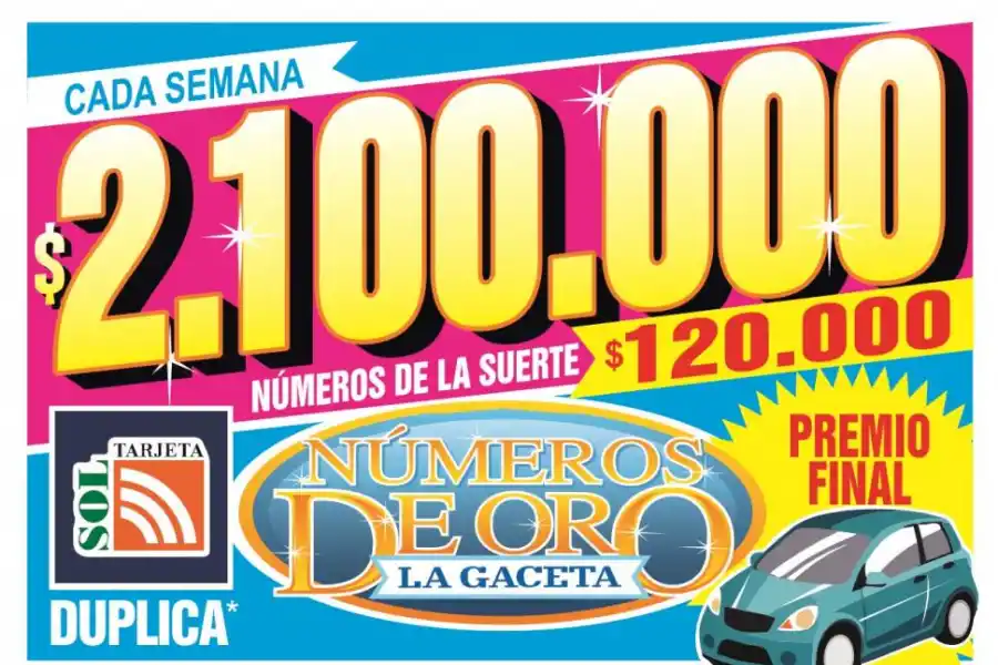 EL VUELO DEL GANADOR. Cupones al aire son parte de la tradición de los Números de Oro para regalar el auto.