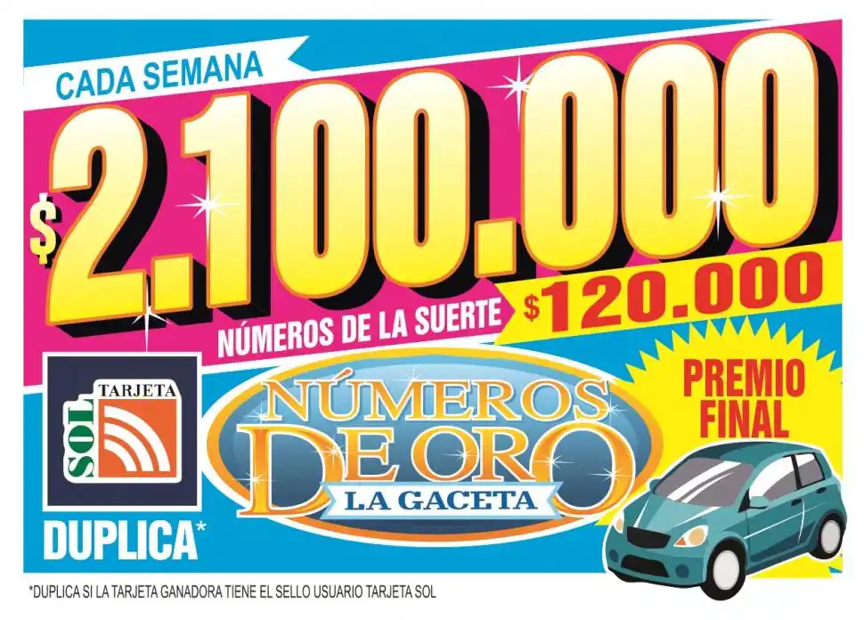 EL VUELO DEL GANADOR. Cupones al aire son parte de la tradición de los Números de Oro para regalar el auto.