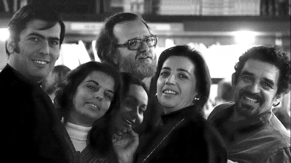 AMISTAD ROTA. Vargas Llosa (izquierda) y García Márquez (derecha).