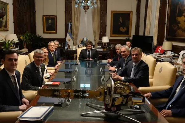 ¿Habrá un nuevo préstamo? Milei se reunió con el Secretario del Tesoro de EEUU en Casa Rosada