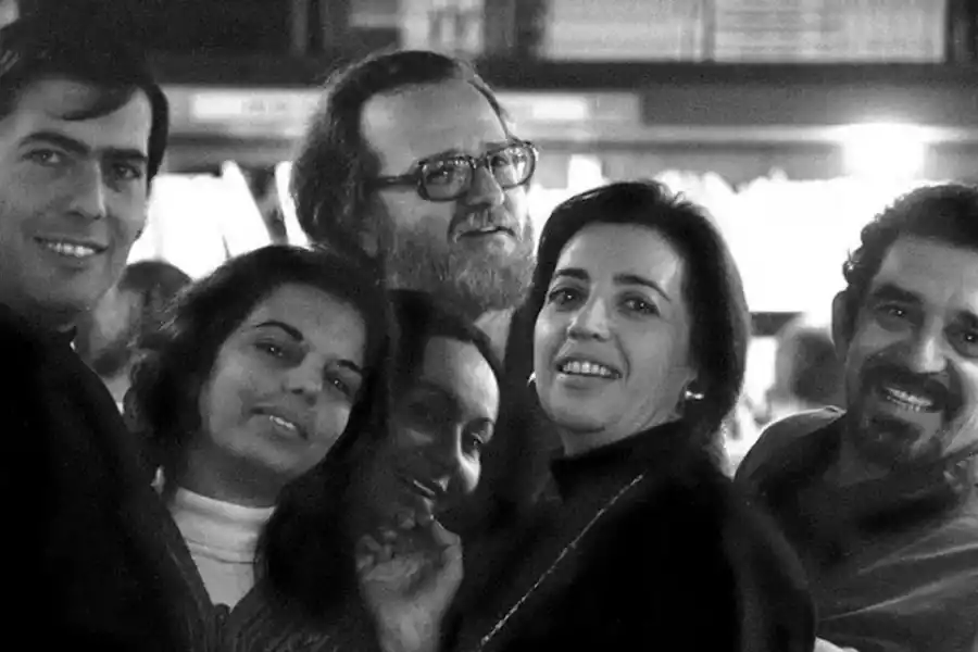 AMISTAD ROTA. Vargas Llosa (izquierda) y García Márquez (derecha).