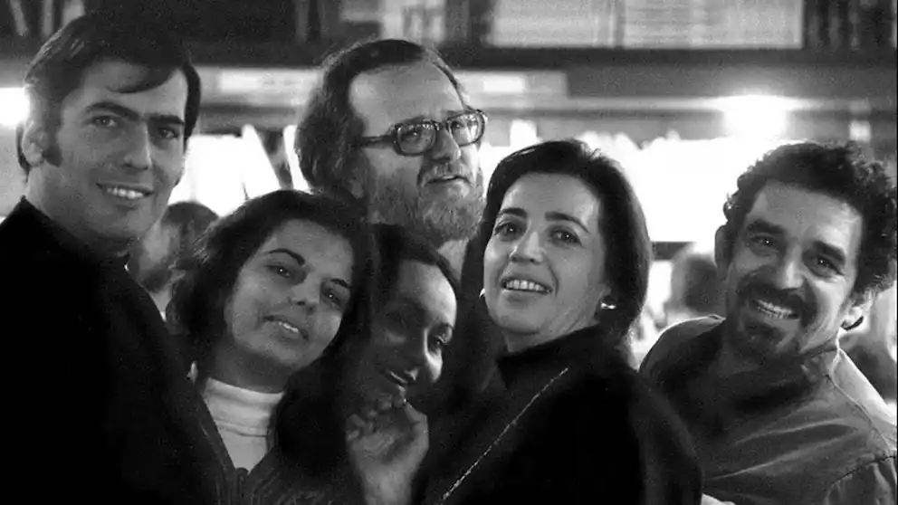 AMISTAD ROTA. Vargas Llosa (izquierda) y García Márquez (derecha).