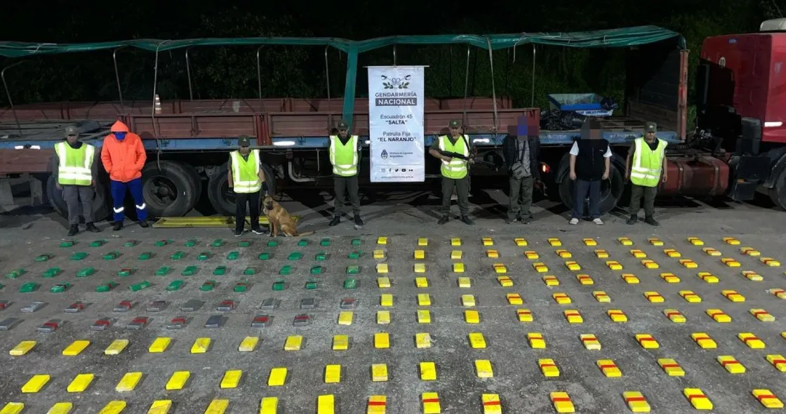 Decomisan más de 300 kilos de cocaína en rutas del NOA