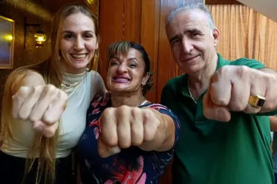 La ex boxeadora “Locomotora” Oliveras, una de las ganadoras de las elecciones en Santa Fe