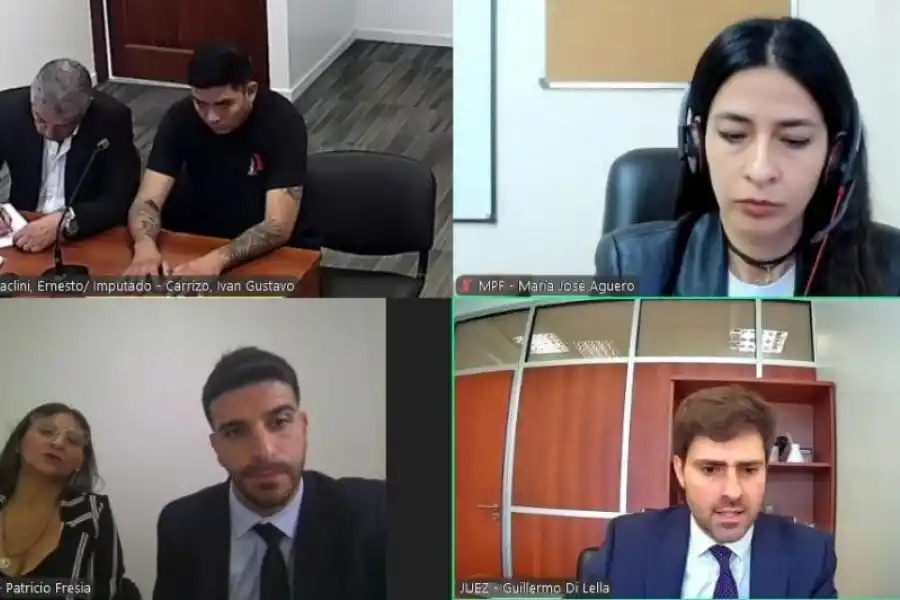 IMPUTADO. Carrizo dijo que la víctima se le apareció repentinamente.