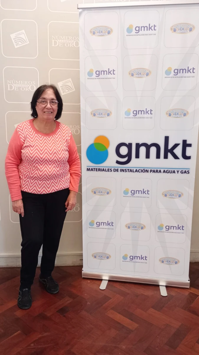 Dolores del Valle Castillo ganó $160.000 en efectivo gracias a GMKT