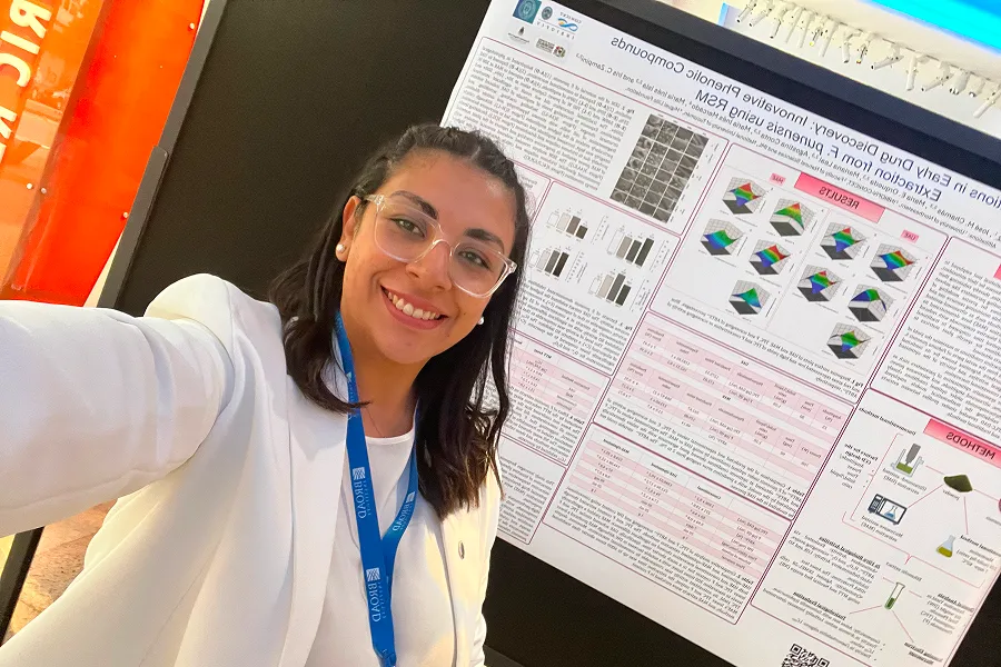 ORGULLO NACIONAL. Daniela expuso la investigación del Conicet sobre plantas medicinales de El Infiernillo en el Broad Institute. / GENTILEZA DANIELA GONZÁLES