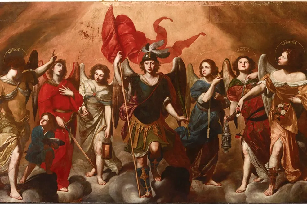 Las siete figuras que llevan el mensaje de Dios.