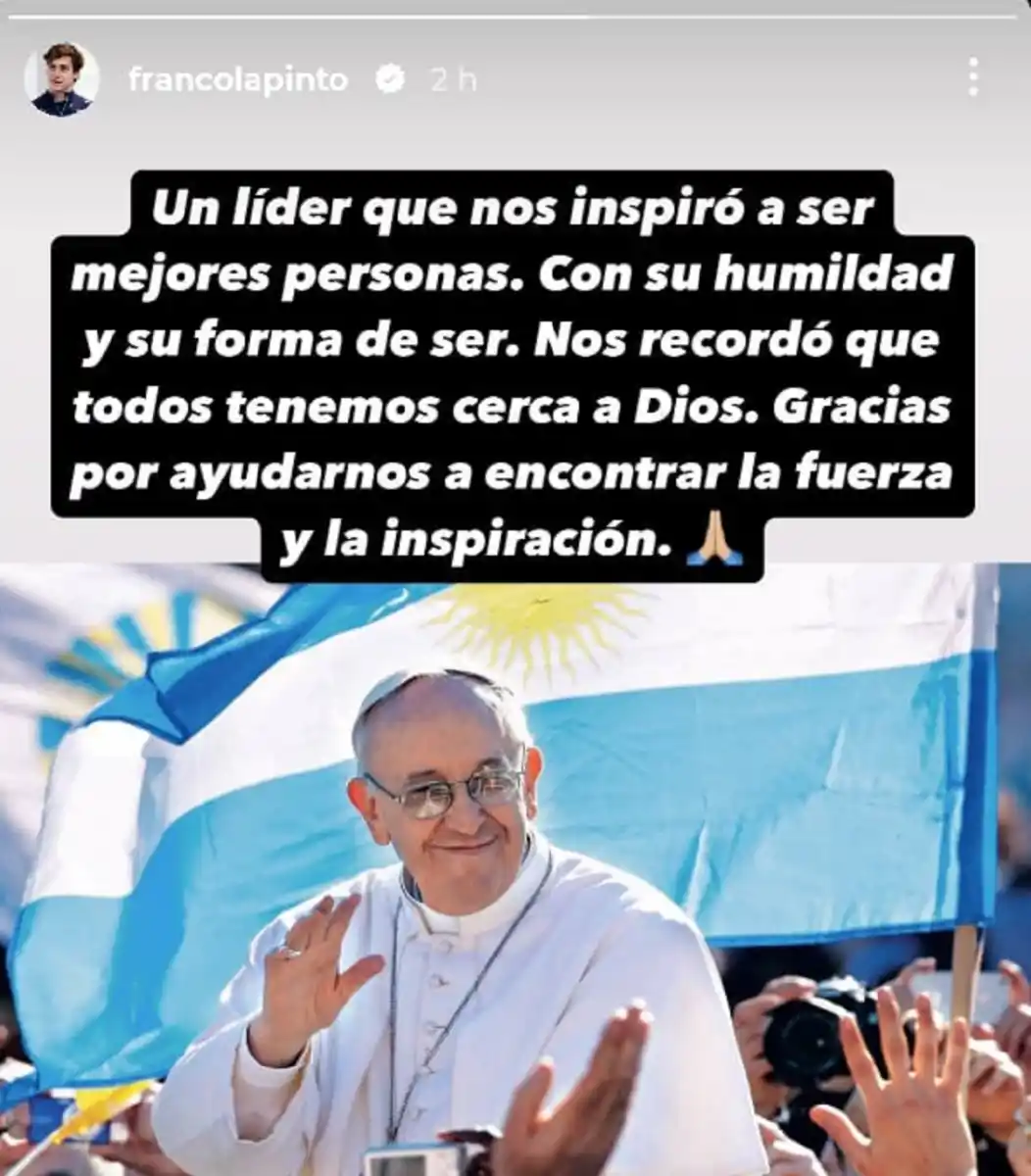 Los sentidos posteos de Messi, Colapinto y Dibu Martínez por el fallecimiento del papa Francisco
