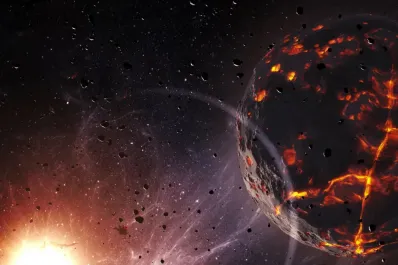 Tragedia en el espacio: un planeta se precipitó contra su propia estrella