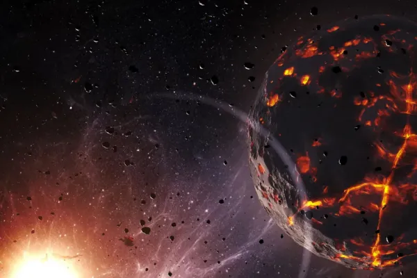 Tragedia en el espacio: un planeta se precipitó contra su propia estrella