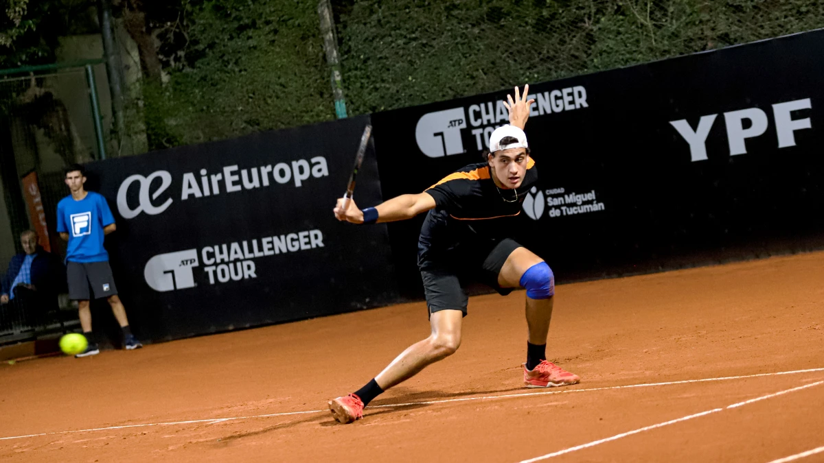 Machi Zeitune no pudo en el arranque del cuadro principal del Challenger de Tucumán