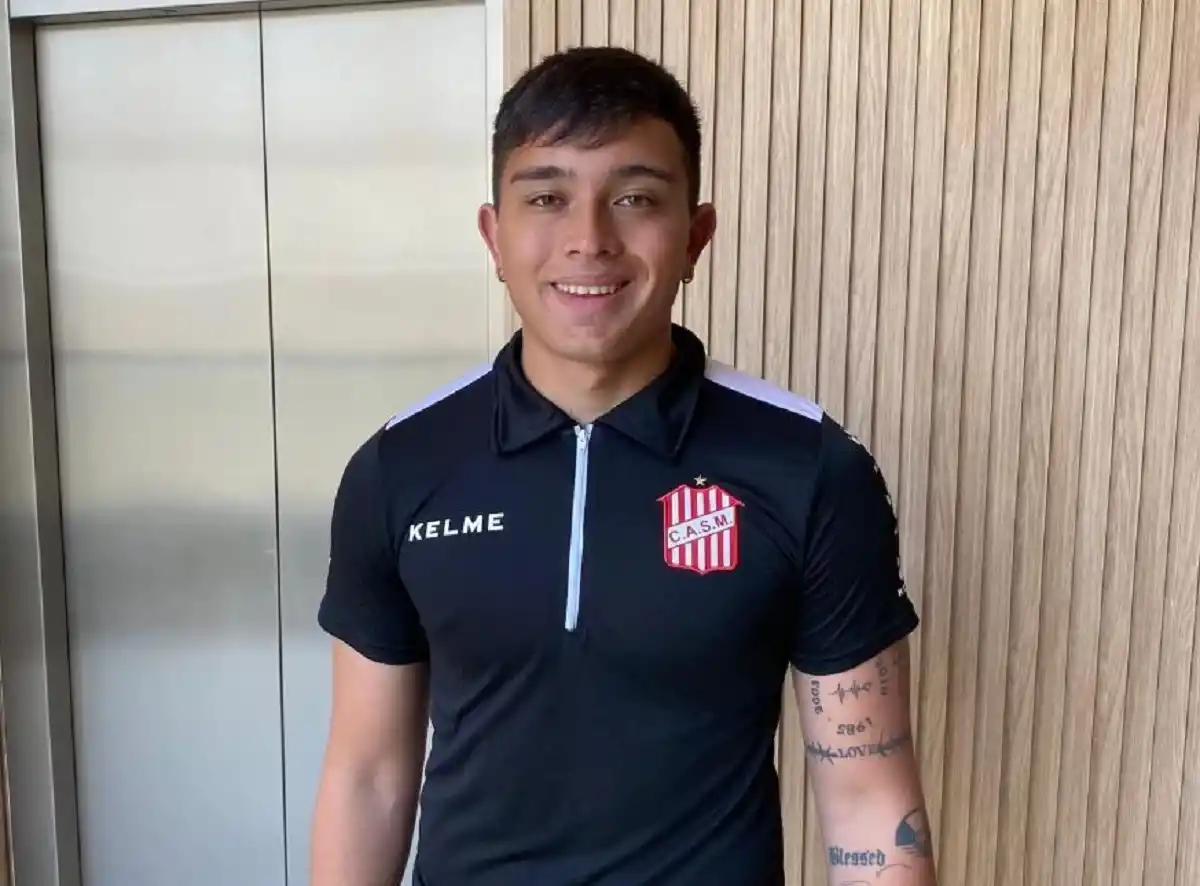 FELIZ. Tomás García durante su primera convocatoria en agosto de 2023.