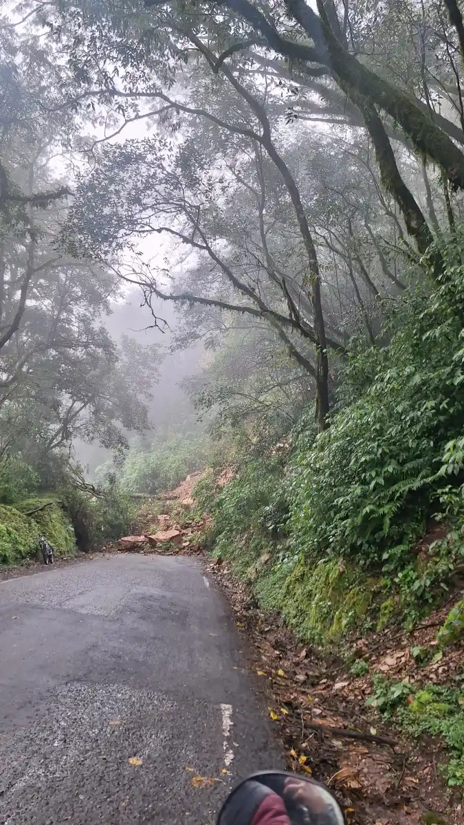 Deslizamiento de tierra. 