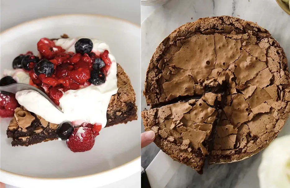 Base para torta Marquise: brownie ultra esponjoso con tres ingredientes y sin harinas