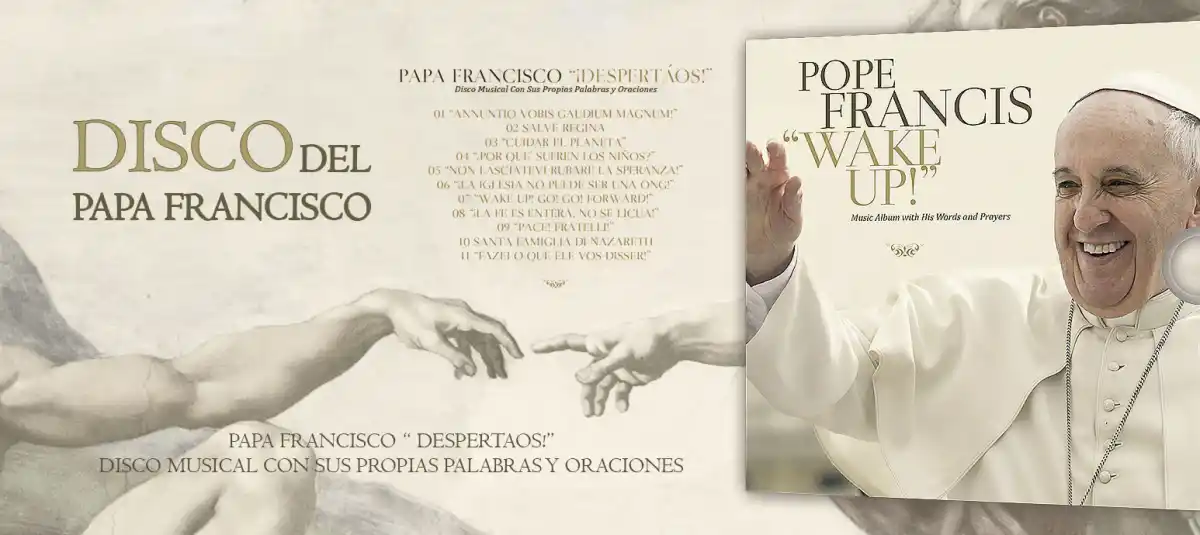 MÚSICA RELIGIOSA. El álbum “Wake Up!” fusiona discursos papales con arreglos de rock progresivo y está disponible en plataformas digitales como Spotify.