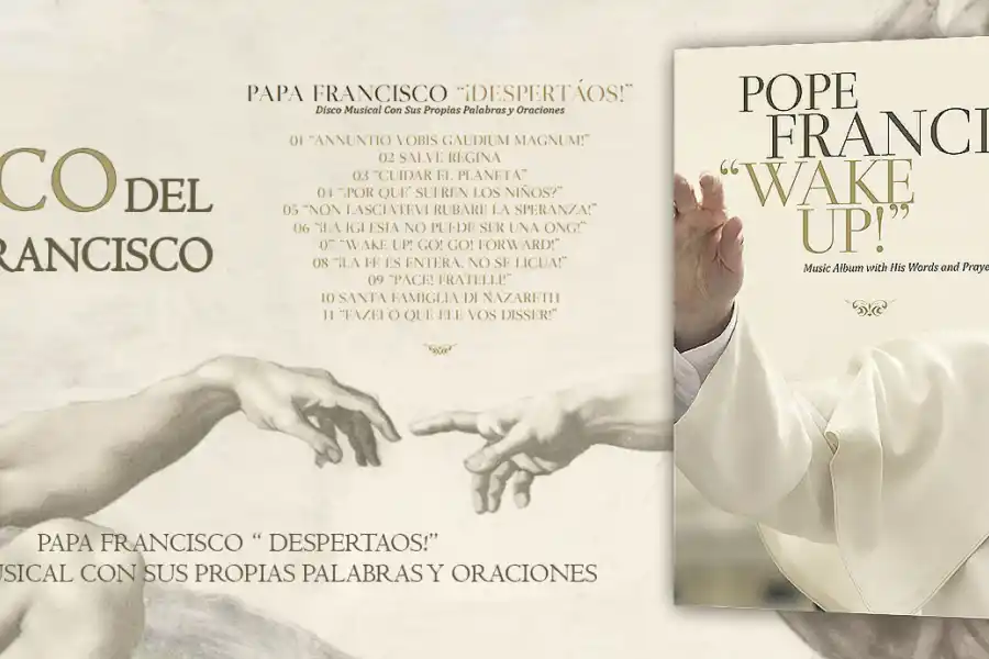 MÚSICA RELIGIOSA. El álbum “Wake Up!” fusiona discursos papales con arreglos de rock progresivo y está disponible en plataformas digitales como Spotify.