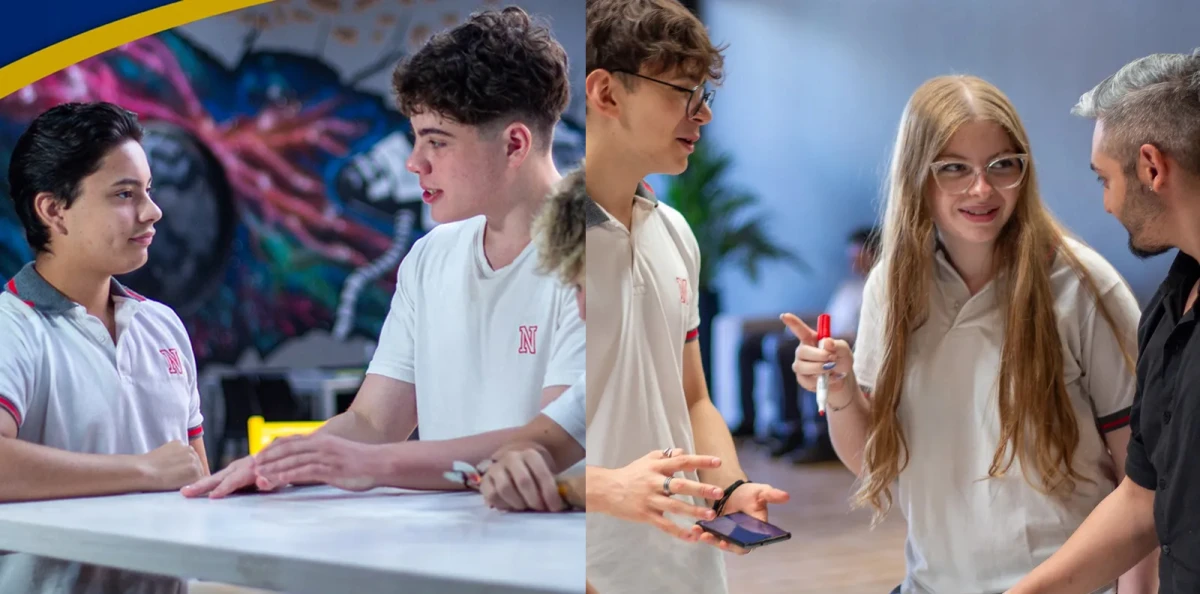 EDUCACIÓN INNOVADORA. El Colegio Norbridge de Mendoza implementó un modelo sin aulas tradicionales para promover el co-aprendizaje y los espacios diseñados para el bienestar estudiantil.