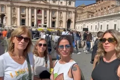 El relato, desde Roma, de cuatro tucumanas que presenciaron la última misa del Papa: Estaba muy cansado”